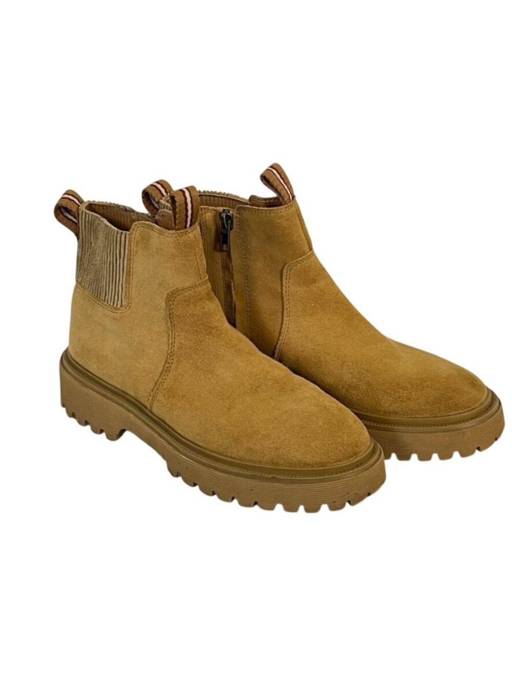 NWOB Madewell Henry Lugsole Chelsea Boots Distant Sand Chunky Ankle 8 Gorpcore - Picture 1 of 10